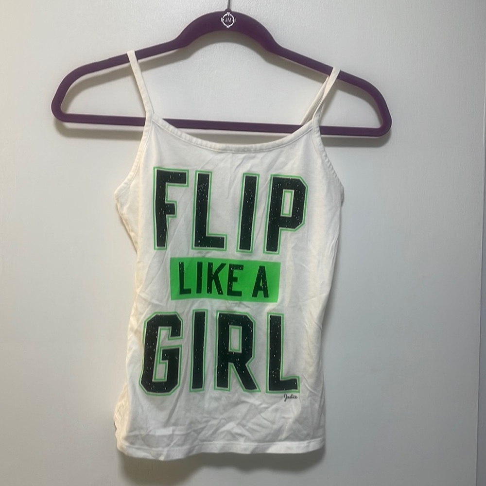 Girls Justice tank top size 12